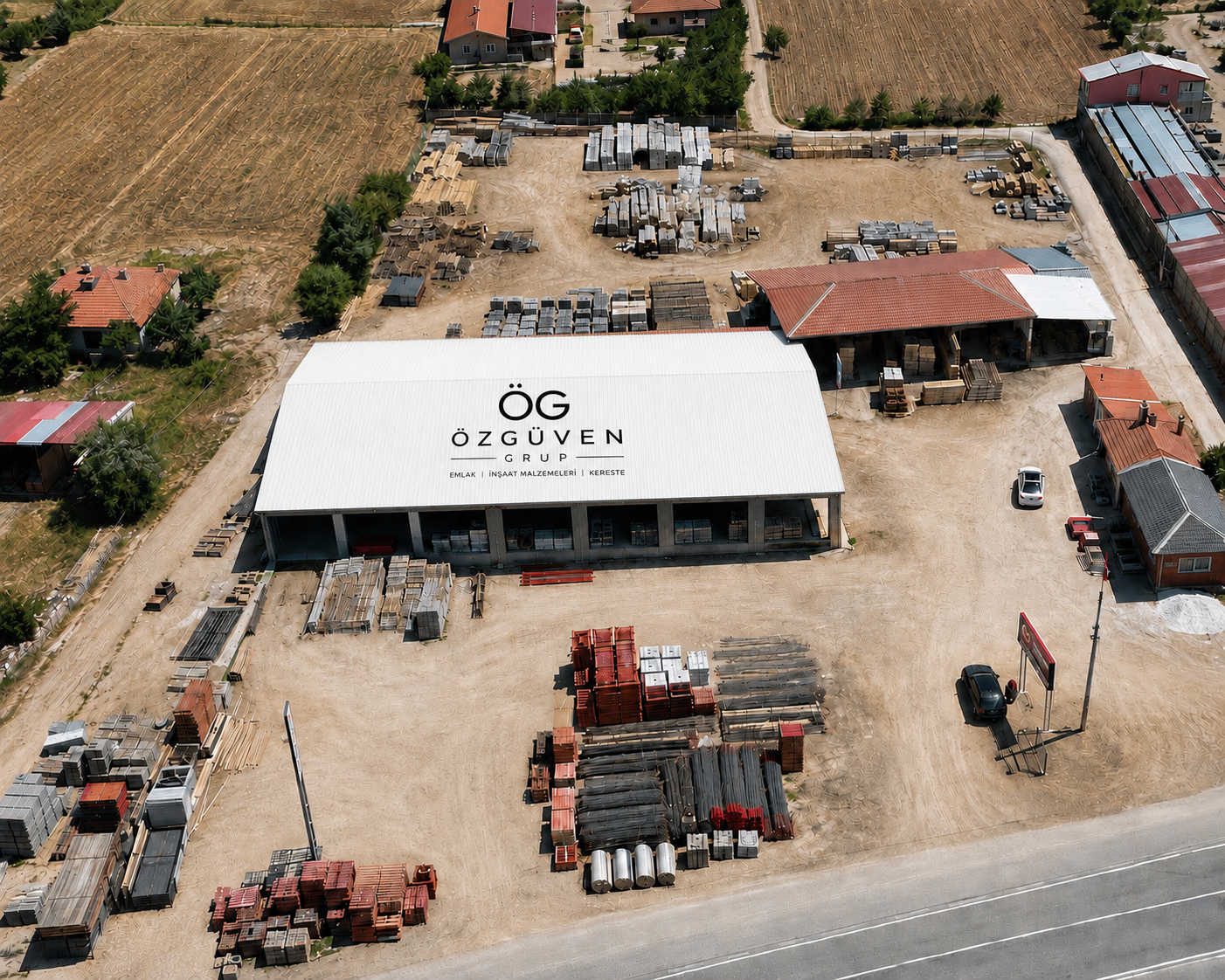 Özgüven Grup fabrika havadan görünüm