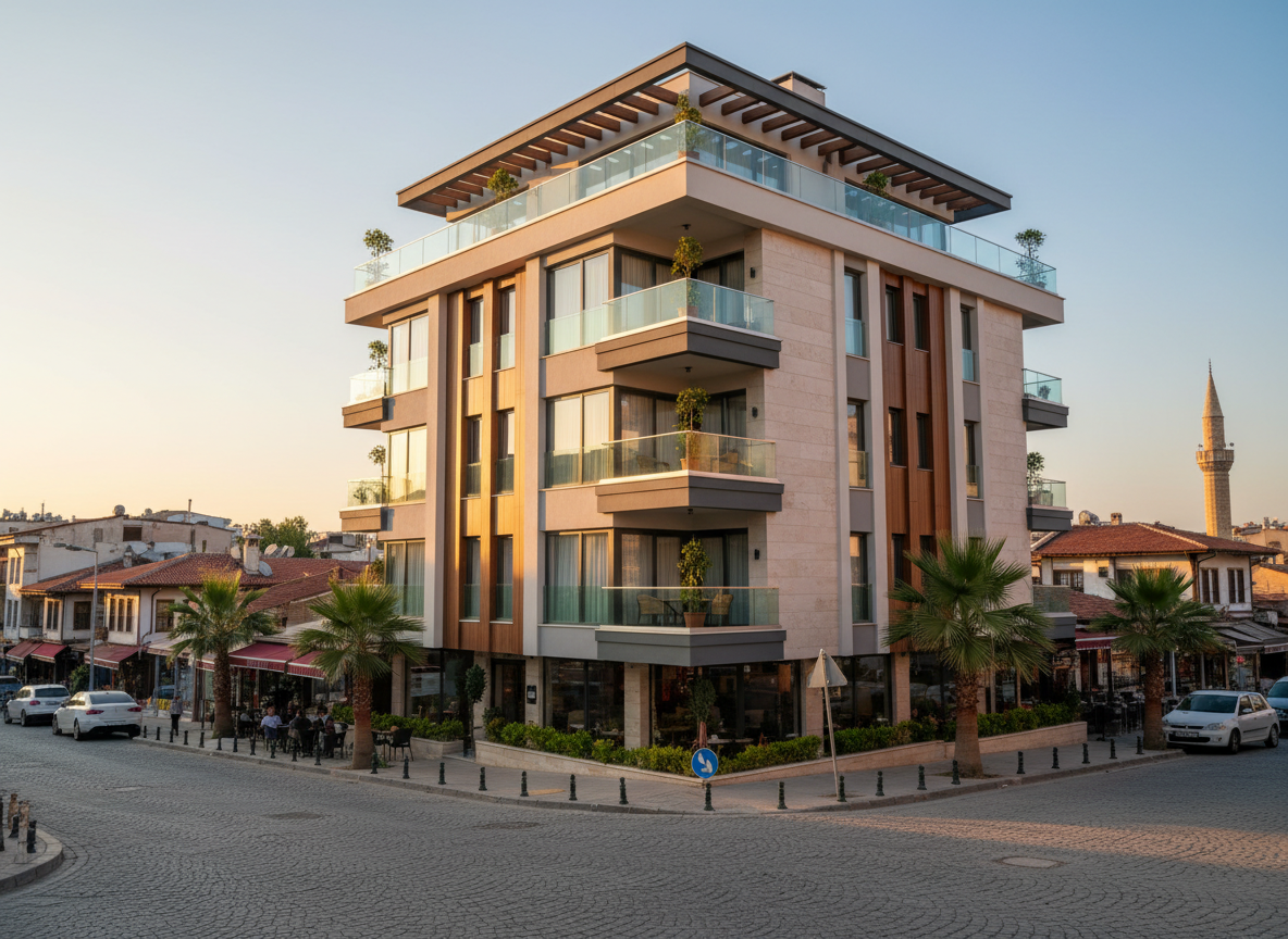 Modern apartman binası